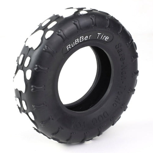 Dark Slate Gray Rubber Tire Biter Chew Toy Set Set of large and small Rubber Tire Pet Biter Dog Cat Play Toy Durable Non-Toxic