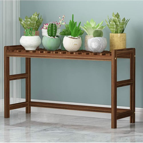 Dark Gray Set of 3 Pine Wood Plant Stand Cart Tier Step Tall Planters Flower Pot Shelf Display Rack Patio Balcony 3 Ladder Pine Wood Plant Stand Flower Pot Tall Display Racks Heavy Duty Shelf Indoor Outdoor