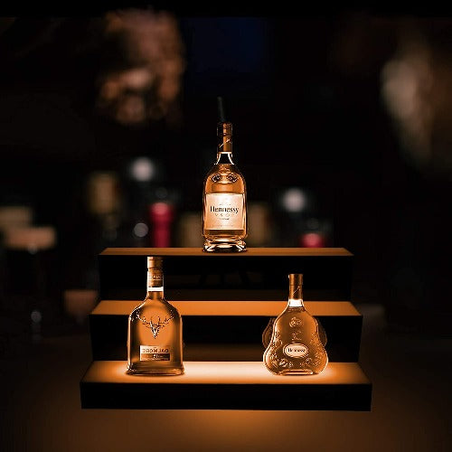 MagshionLEDLiquorShelfTierDisplaybar LED Liquor Shelf Nightlight Club Party Event Decor Color Changing Rechargeable
