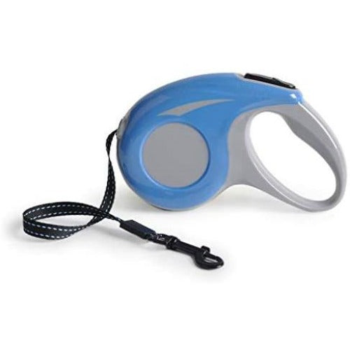 Steel Blue Pet Stop Retractable Dog Leash-11.5 Ft Small Dog up to25 Pounds Plastic 11.5 ft Retractable Pet Leash Small Dog Cat Walk Run