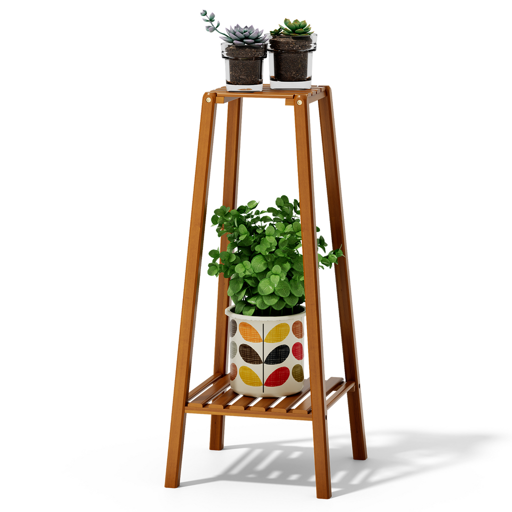 tall plant hanger stand Stable Bamboo Flower Plant Display Stand Tall Flower Pot Racks Heavy Duty Indoor Outdoor– Magshion Furniture