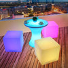 LED Cube Chair Nightlight Party Event Decor Color Changing Rechargeable