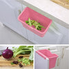 Multifuctional Plastic Kitchen Waste Holder Multifunctional Hanging Garbage Bin Rubbish Trash Organizer