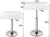 Adjustable Rechargeable LED Bar Stool Table Color Changing Nightlight Party Club Event Decor