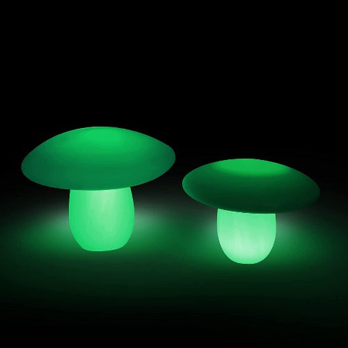 Medium Sea Green LED 16 Color Changing Light Ground Light Garden Landscape Decoration (Mushroom Shape) LED Mushroom Landscape Decoration Color Changing Garden Ground Lawn Nightlight Party Club Event Decor