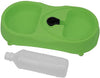 Dual Pet Bowls with Non-Slip Base Feeder Dispenser with Water Bottle Small Medium Dogs Cats