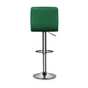 Deluxe Leathered Bar Stools Padded Seat Soft Cushion 360 degree Swivel Adjustable with Footrest