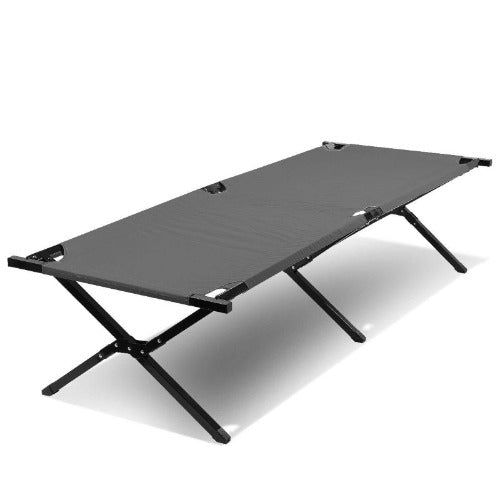 Dim Gray Lightweight Portable Folding Camping Hiking Bed & Cots Oxford Lightweight Portable Camping Cot Heavy Duty Foldable Collapsible Carriable Hiking Outdoor Bed