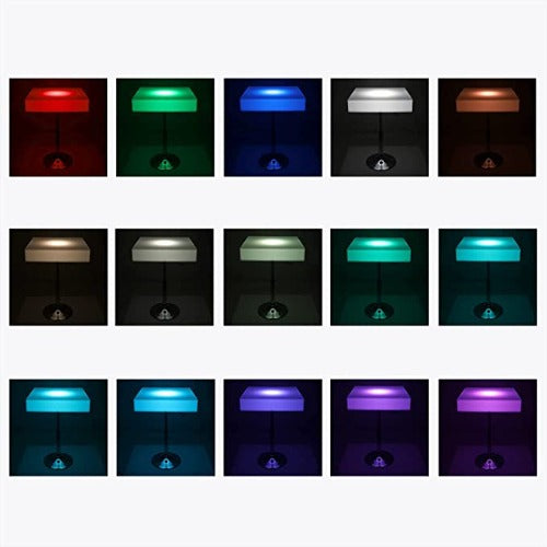 Adjustable Rechargeable LED Bar Stool Table Color Changing Nightlight Party Club Event Decor