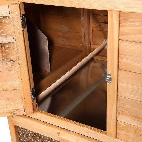 Multi Level Large Wooden Hutch Chicken Rabbit Ferrit Bunny Coop Cage Cabinet Hen House Magshion Furniture