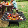 Wood-Burning Fire Pit w/ BBQ Grid