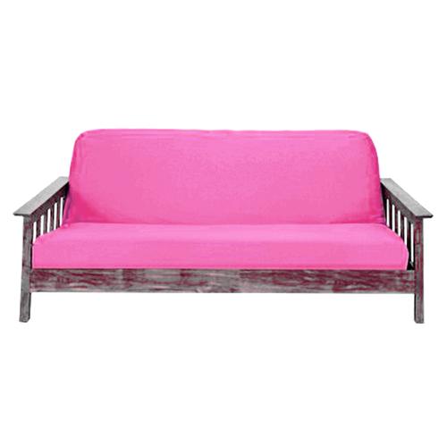 Hot Pink Futon Cover Slipcover Fit 6"-8" Twin Full Queen Size Futon Cover Slipcover - Twin/ Full/ Queen Size Sofa Bed Fabric Machine Wash