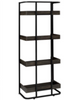 coaster_803412-dark-oak-wood-sandy-black-metal-bookcase-4-shelf