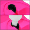 Hot Pink Dual Pets Bowls with Non-Slip Base Dual Pet Bowls with Non-Slip Base Feeder Dispenser with Water Bottle Small Medium Dogs Cats