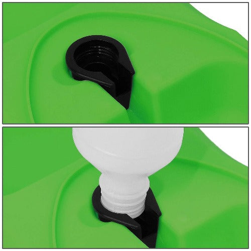 Lime Green Dual Pets Bowls with Non-Slip Base Dual Pet Bowls with Non-Slip Base Feeder Dispenser with Water Bottle Small Medium Dogs Cats