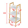 Multi-tier Bamboo Organizer Shelf Bookshelf Display Rack Storage Shelves Bookcase for Living Room Bathroom