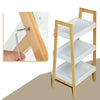 Multi-tier Bamboo Organizer Shelf Bookshelf Display Rack Storage Shelves Bookcase for Living Room Bathroom