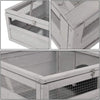 Gray Magshion Pet Tortoise House Tortoise Habitat Small Animals Lizards Geckos Snakes Wooden Hutch Torts Enclosure Anti-Corrosion Moisture Proof Indoor and Outdoor