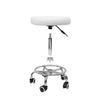 White Smoke Hydraulic Adjustable Rolling Stool w/Footrest Beauty Spa Salon Barber Tattoo(Black/White) Hydraulic Adjustable Rolling Stool with Footrest Swivel Faux Leather Soft Padded Cushion Seat With Footrest