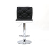 Deluxe Leathered Bar Stools Padded Seat Soft Cushion 360 degree Swivel Adjustable with Footrest