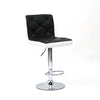 Deluxe Leathered Bar Stools Padded Seat Soft Cushion 360 degree Swivel Adjustable with Footrest