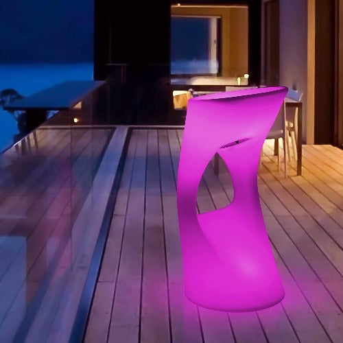 Orchid 16 Color Changing LED Light Up Furniture Bar Stool Chair(Bar Stool) LED Bar Stool Chair Rechargeable Color Changing Nightlight Party Club Event Decor