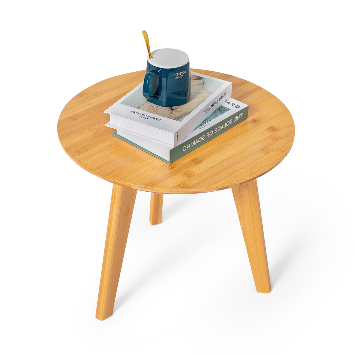 Round Shape End Table - Natural– Magshion Furniture