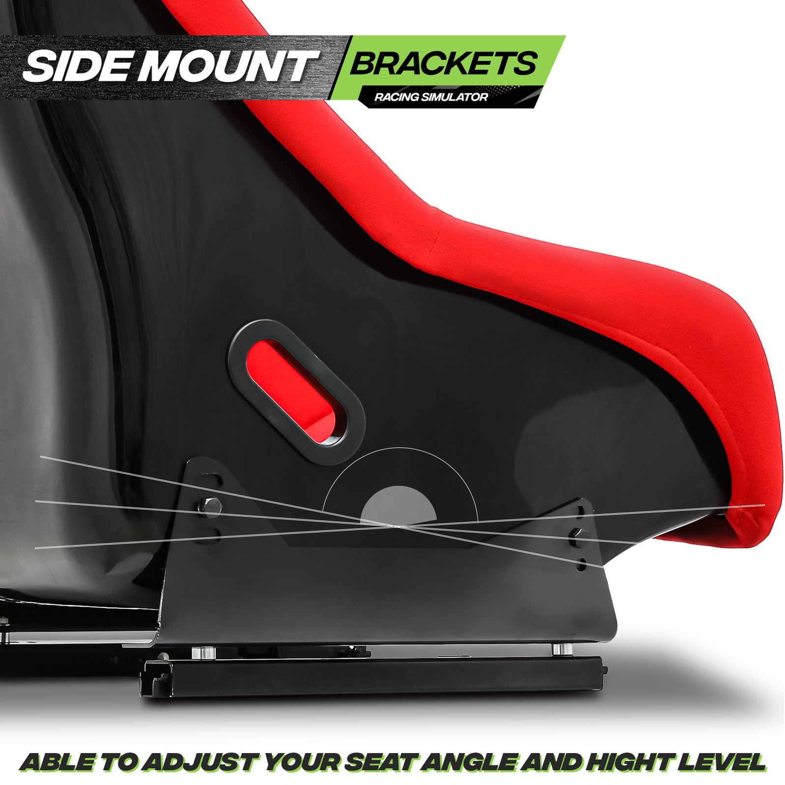 PU leather Gaming Bucket Seat - Red - For RACING SIMULATOR– Magshion ...