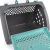 Dark Slate Gray Pet Carrier Travel Kennel Cage Small Breed 25lbs Pet Carrier Portable Kennel Crate Cage Cat Dog Airflows Durable