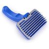 Midnight Blue Pet Brush Comb Shedding Tool Hair Fur Easy-to-Clean Pet Grooming Brush Shedding Tool Dog Cat Hair Fur Bristle Comb